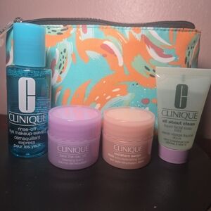 Clinique Skincare Set with Cleansing and Moisture Products